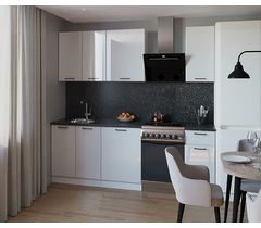 Кухонный гарнитур Белый глянец -10 (1800 мм)