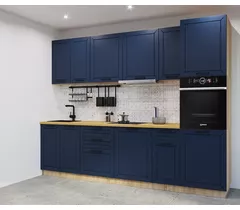 Кухонный гарнитур Океания Кристалл - 4 (3000 мм)