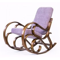 Современное кресло-качалка Луиза 391 фиолетовое