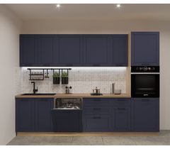 Кухонный гарнитур Океания Кристалл-8 (3000 мм)