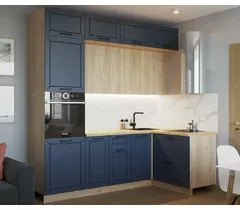 Кухонный гарнитур Океания Кристалл-7 (2400х1200 мм)