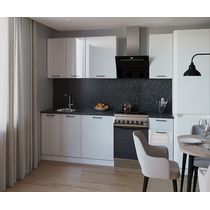 Кухонный гарнитур Белый глянец -10 (1800 мм)